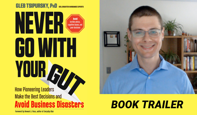 Never Go With your Gut Book Trailer