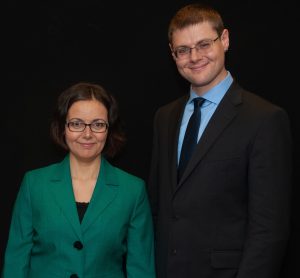 photo of Gleb Tsipursky and Agnes Vishnevkin